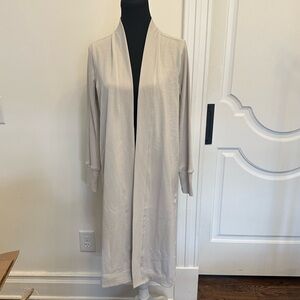 Splendid Open Front Shawl Collar Cardigan Duster Coatigan Fleece Knit NEW